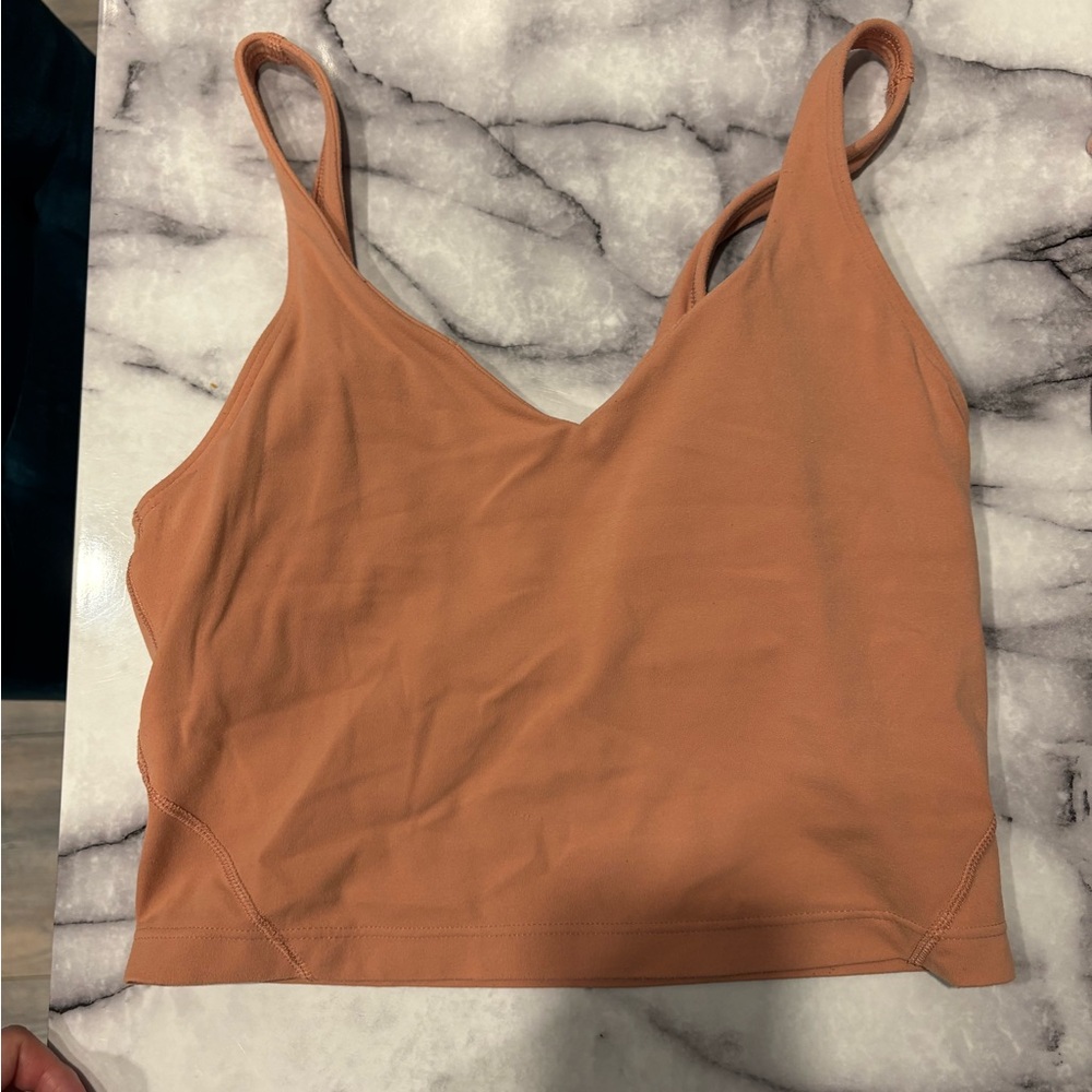 Lululemon orange align tank top